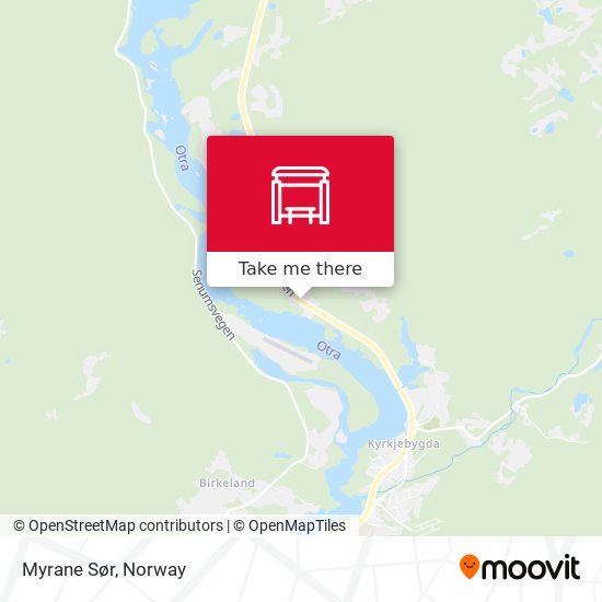 Myrane Sør map