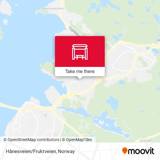 Hånesveien/Fruktveien map