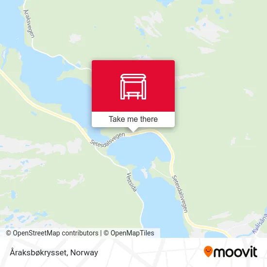Åraksbøkrysset map