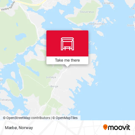 Mæbø map