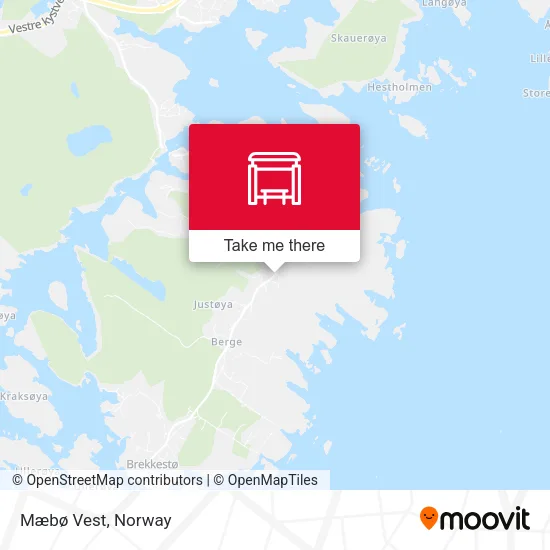 Mæbø Vest map