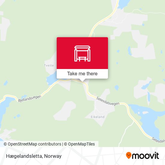 Hægelandsletta map