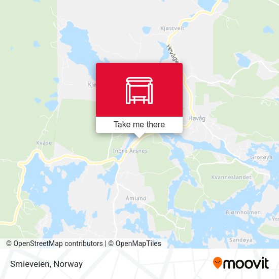 Smieveien map