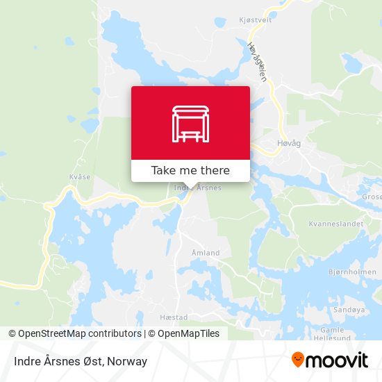 Indre Årsnes Øst map