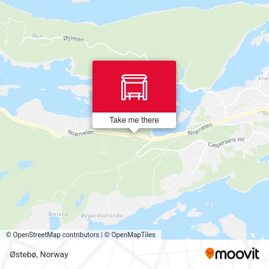 Østebø map