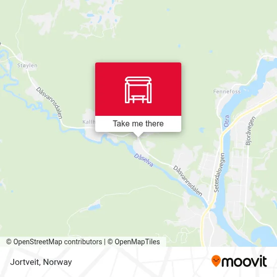 Jortveit map