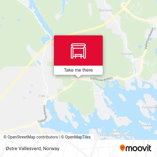 Østre Vallesverd map