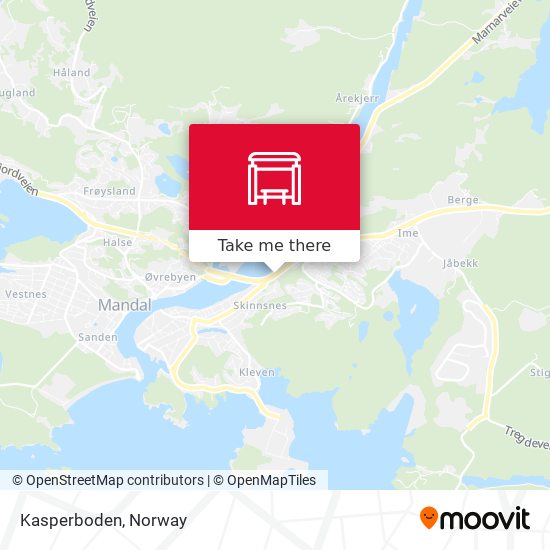 Kasperboden map