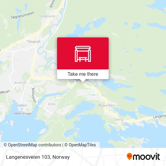 Langenesveien 103 map