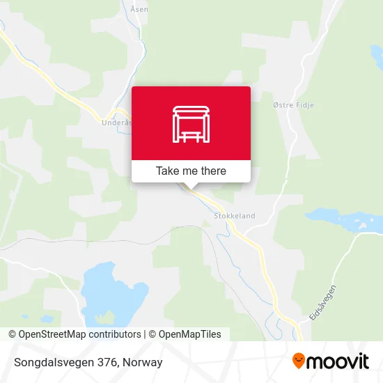 Songdalsvegen 376 map