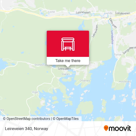 Leireveien 340 map