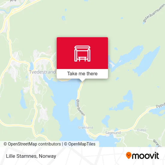 Lille Stamnes map