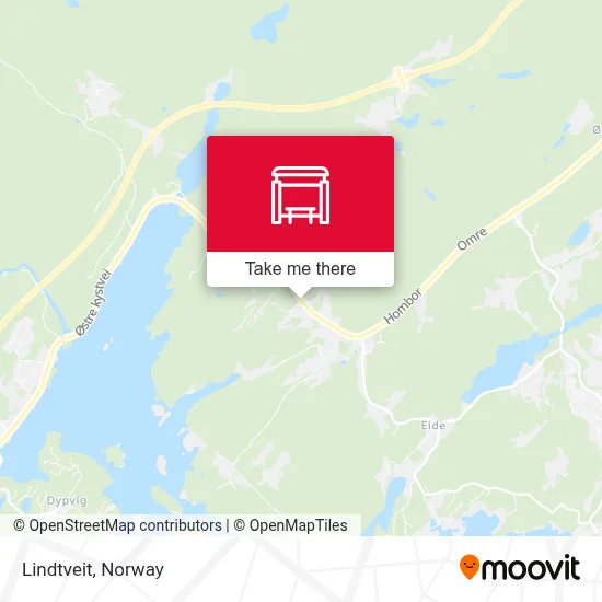 Lindtveit map