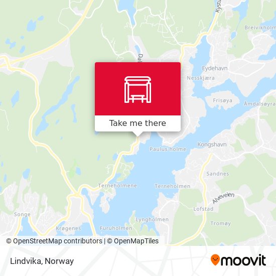 Lindvika map