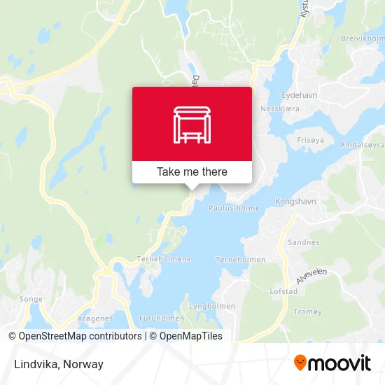 Lindvika map