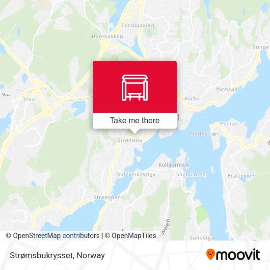 Strømsbukrysset map