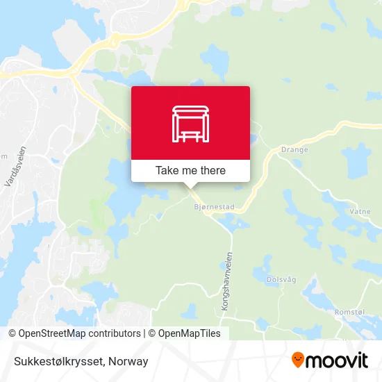 Sukkestølkrysset map