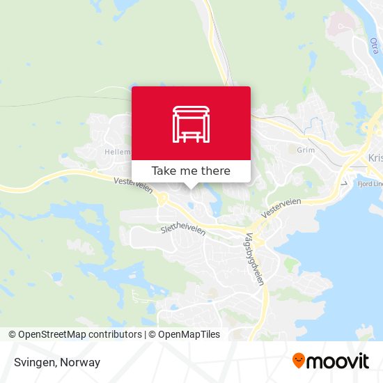 Svingen map