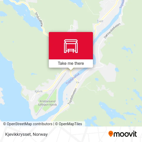 Kjevikkrysset map