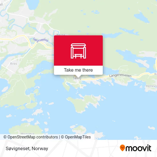 Søvigneset map