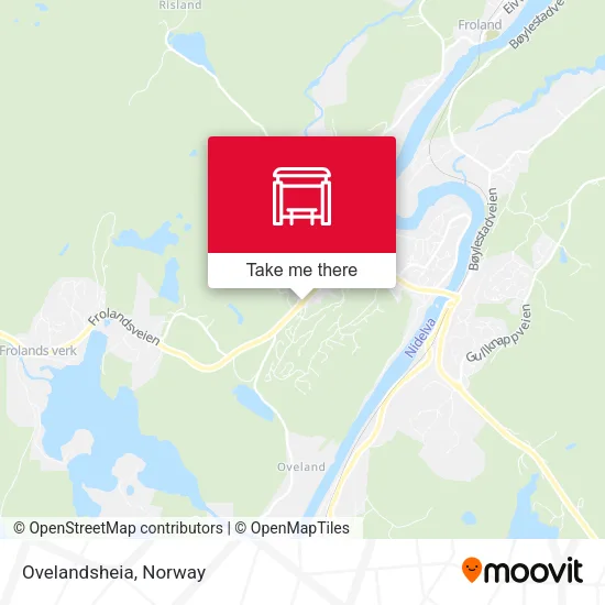 Ovelandsheia map