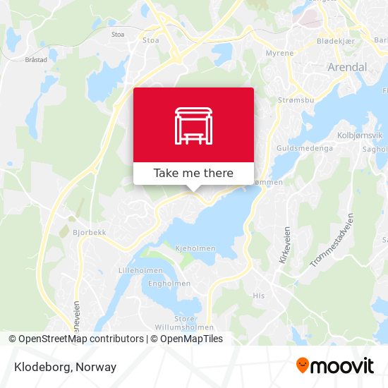 Klodeborg map