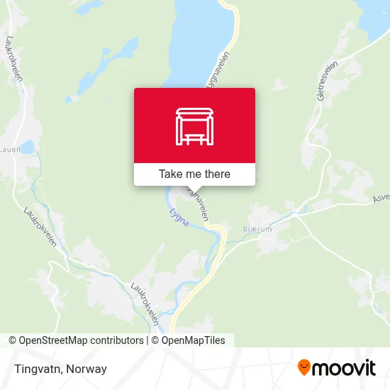 Tingvatn map