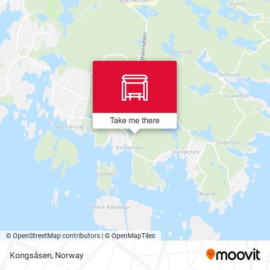 Kongsåsen map