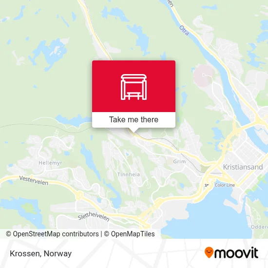 Krossen map