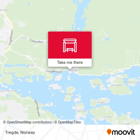 Tregde map