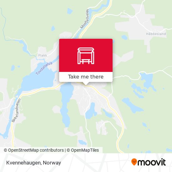 Kvennehaugen map