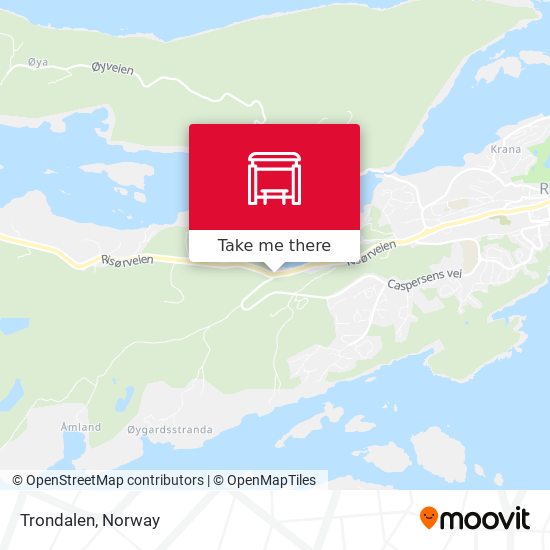 Trondalen map