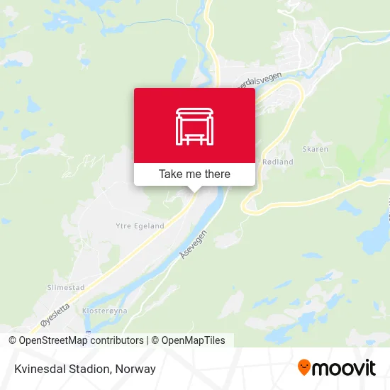 Kvinesdal Stadion map