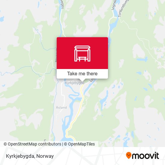 Kyrkjebygda map