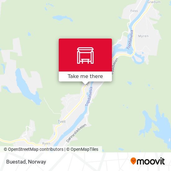 Buestad map