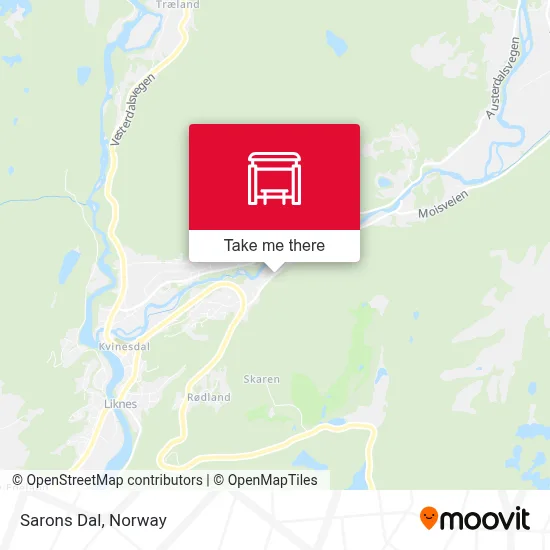 Sarons Dal map