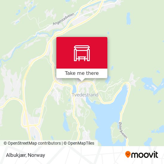 Albukjær map
