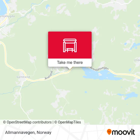 Allmannavegen map