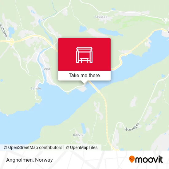Angholmen map