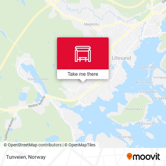 Tunveien map