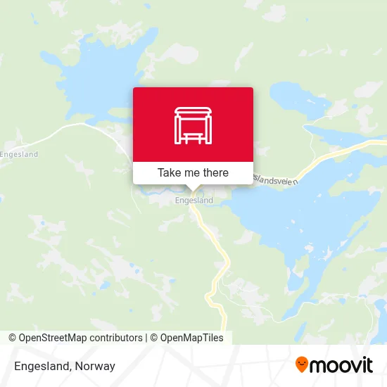 Engesland map