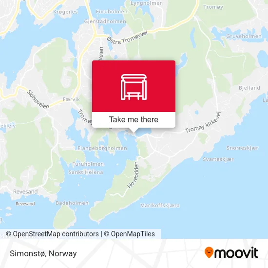 Simonstø map