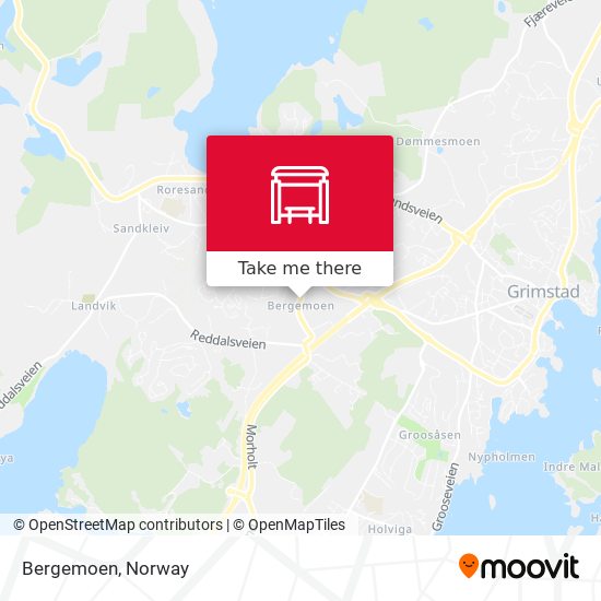 Bergemoen map