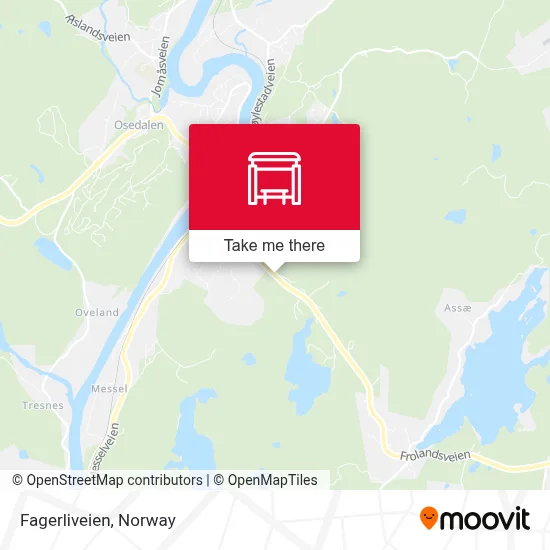 Fagerliveien map