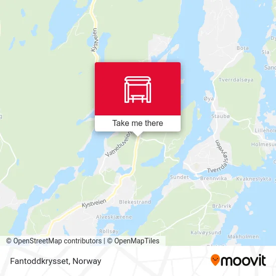 Fantoddkrysset map