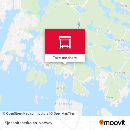 Sjøaspirantskolen map