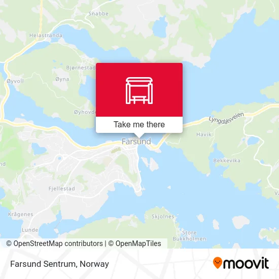 Farsund Sentrum map