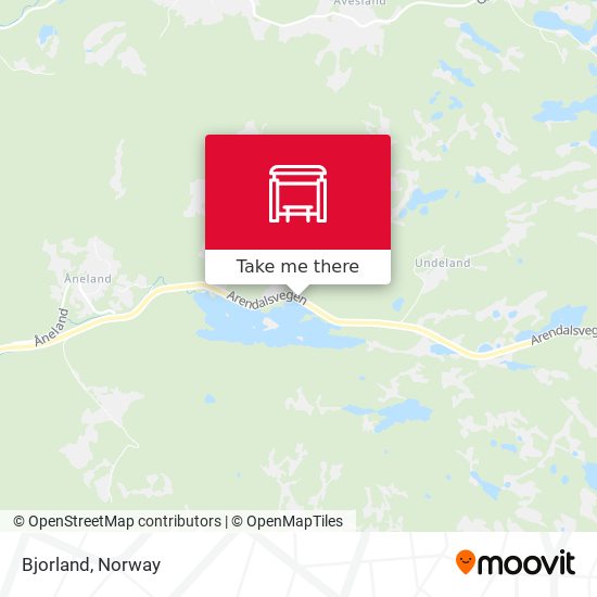 Bjorland map