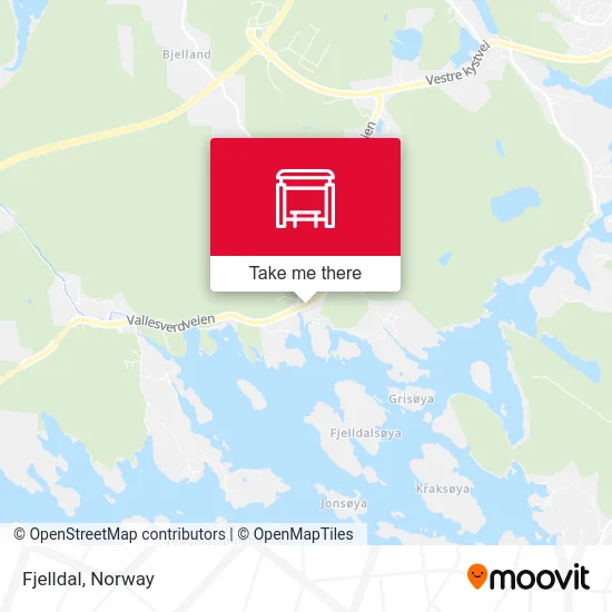 Fjelldal map