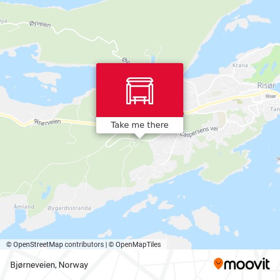 Bjørneveien map